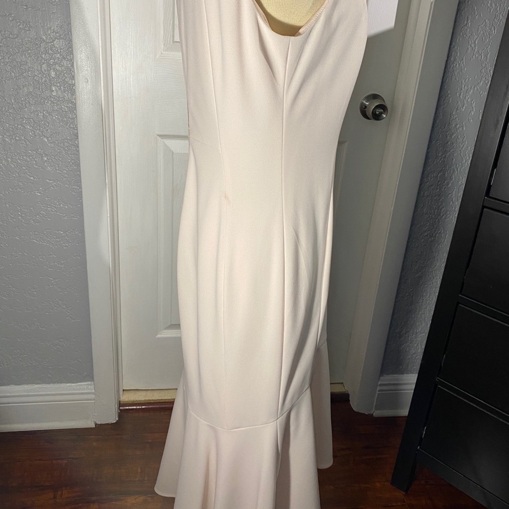 Pink midi dress. Worn once.